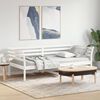 vidaXL daybed uden madras 80x200 cm massivt fyrretræ hvid