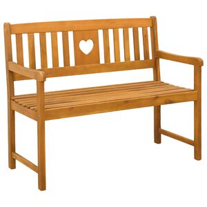 vidaXL Udend&oslash;rs b&aelig;nk Naturfarvet 110 x 55,5 x 90 cm Massivt Akacietr&aelig;