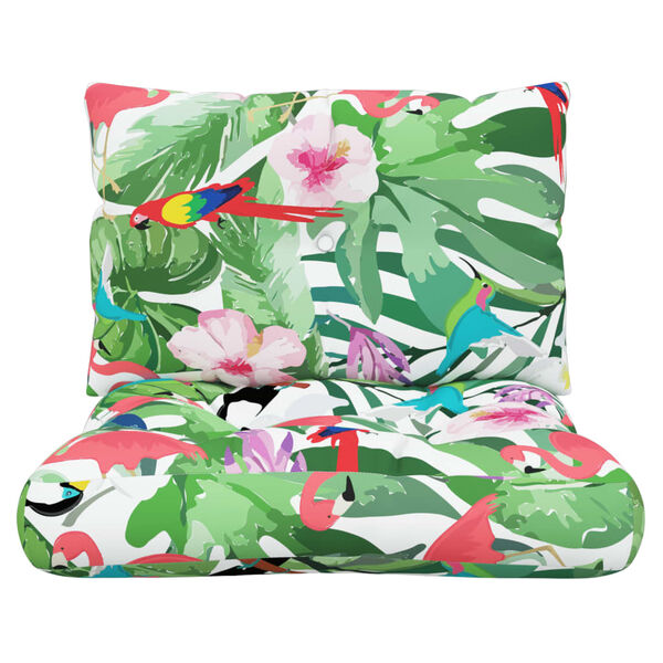 vidaXL pallehynder 2 stk. oxfordstof flerfarvet