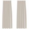 vidaXL Voile Gardin 2 pcs Sandfarvet 245 x 140 cm Polyester