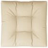 vidaXL pallehynde 70x70x12 cm beige