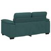 vidaXL 2-personers sofa 160x81x84 cm stof m&oslash;rkegr&oslash;n