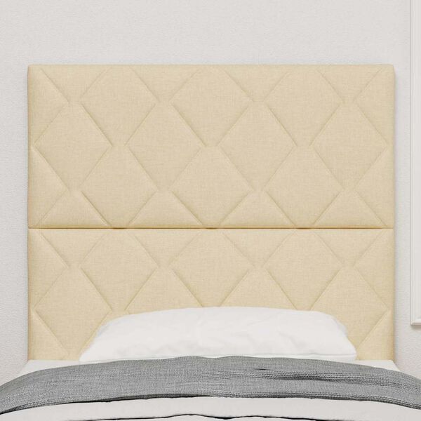 vidaXL Hovedg&aelig;rde Creme 100 cm Stof