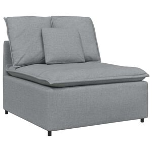 vidaXL modulopbygget sofacentermodul med hynder 100 cm lysegr&aring;