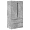 vidaXL Garderobeskab BetonGr&aring; 79,5 x 49 x 156 cm Konstrueret tr&aelig;
