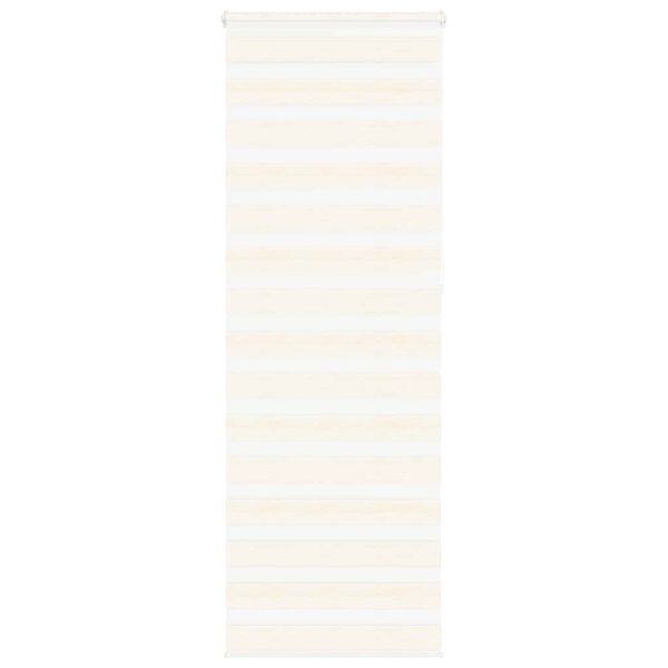 vidaXL zebragardin marmorbeige 80x230 cm stofbredde 75,9 cm polyester