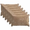vidaXL Pudebetr&aelig;k 6 stk. HOUTEN Brun 50 x 80 cm Chenille Stof