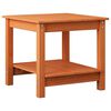 vidaXL Sofabord Gyldenbrun 50 x 50 x 45 cm Massivt fyrretr&aelig;