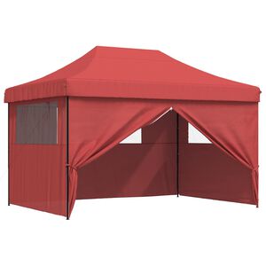 vidaXL Party Tent Bordeaux 279 x 410 x 315 cm Oxford stof