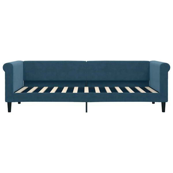 vidaXL daybed med madras 80x200 cm velour bl&aring;