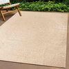 vidaXL gulvt&aelig;ppe ZIZUR beige 200x200cm jute-look indend&oslash;rs og udend&oslash;rs