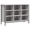 vidaXL skoskab 100x35x70 cm konstrueret tr&aelig; gr&aring; sonoma-eg