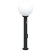 vidaXL pullertlampe med sensor og stikkontakt 80 cm sort IP44