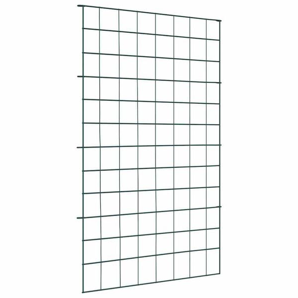 vidaXL Damhegns&aelig;t 8 pcs Gr&oslash;n 50 x 80 cm St&aring;l