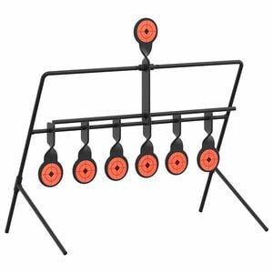 vidaXL Reetablering mål Sort 38 x 20,5 x 33 cm Stål