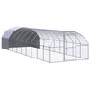 vidaXL h&oslash;nsehus 3x10x2 m galvaniseret st&aring;l