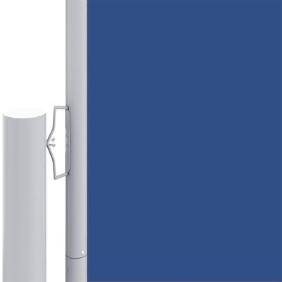 vidaXL sammenrullelig sidemarkise 220x600 cm blå