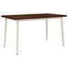 vidaXL Dining table med live edge 140 x 80 x 75 cm Massivt Akacietr&aelig;