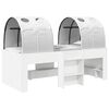 vidaXL Seng med Tunnel 4 pcs Hvid Konstrueret tr&aelig;