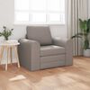 vidaXL Sovesofa Gr&aring;brun 98 x 71 x 83 cm Stof
