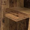 vidaXL Hj&oslash;rneskab Gammelt tr&aelig; 27,5x27x102cm Konstrueret tr&aelig;