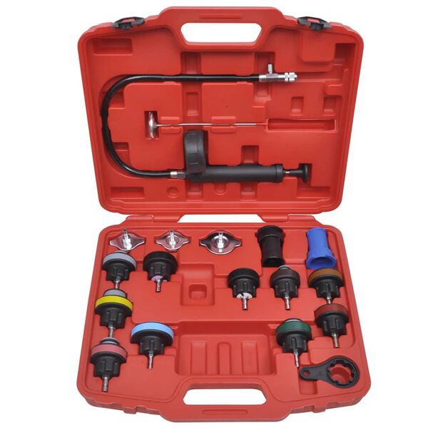 Radiator tryktest kit, 18 dele