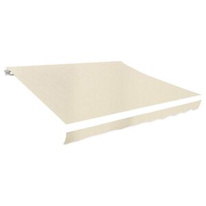 vidaXL udskiftningsdug til markise 280x245 cm polyester cremefarvet