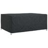 vidaXL M&oslash;belbetr&aelig;k Ensfarvet Sort 270 x 180 x 90 cm 210D