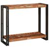 vidaXL Konsolbord Flerfarvet 90 x 33 x 75 cm Solid genbrugs tr&aelig;