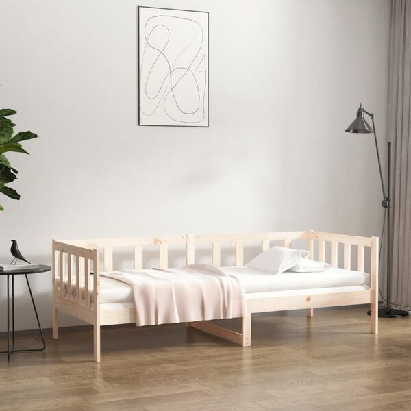 vidaXL daybed uden madras 80x200 cm massivt fyrretræ