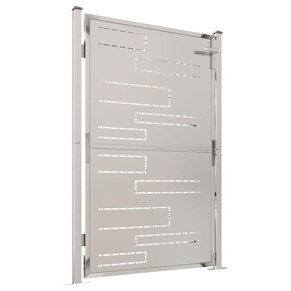 vidaXL havelåge 100x145 cm rustfrit stål