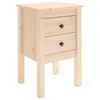 vidaXL sengebord 40x35x61,5 cm massivt fyrretr&aelig;