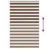 vidaXL zebragardin brun 150x230 cm stofbredde 145,9 cm polyester