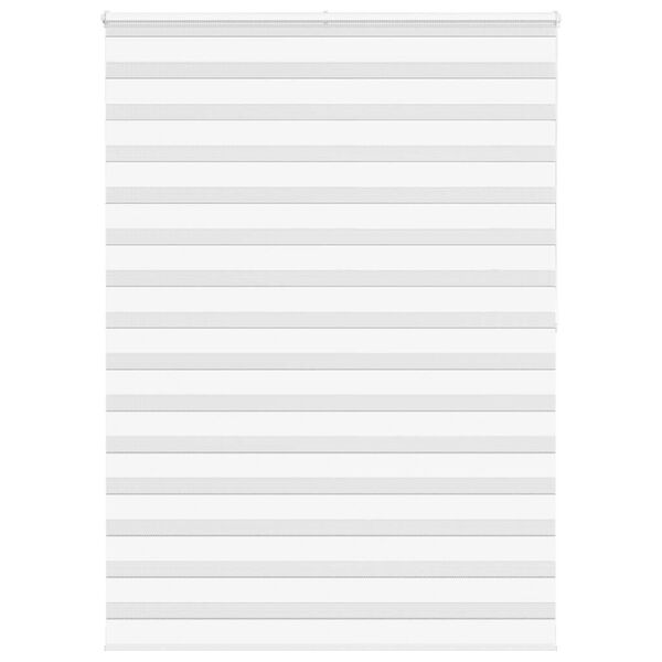 vidaXL zebragardin hvid 160x200 cm stofbredde 155,9 cm polyester