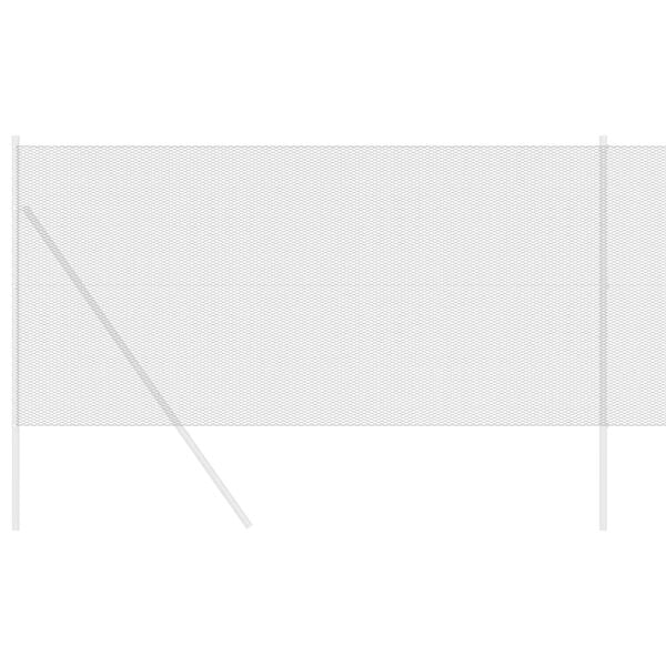 vidaXL Hexagon Hegn Gr&aring; 1,2 x 10 m PVC