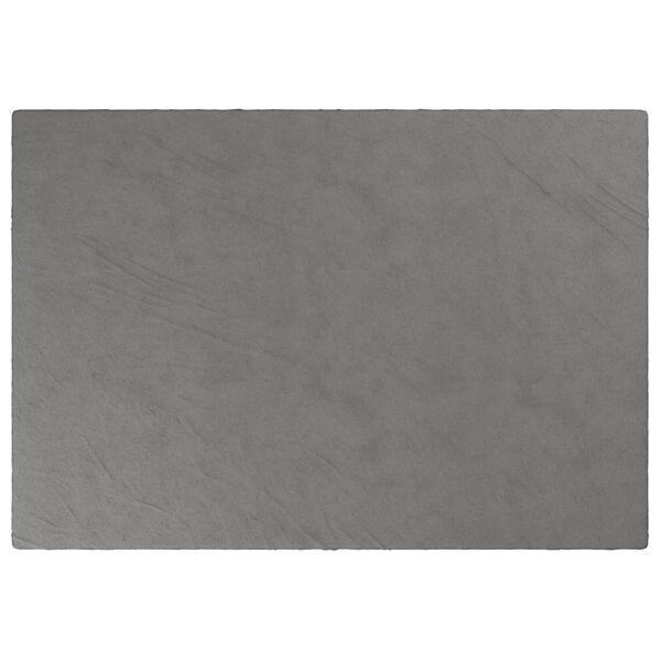 vidaXL tyngdet&aelig;ppe med betr&aelig;k 135x200 cm 6 kg stof gr&aring;