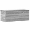 vidaXL opbevaringsboks 90x35x35 cm konstrueret tr&aelig; gr&aring; sonoma-eg