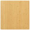 vidaXL bordplade 80x80x2,5 cm bambus