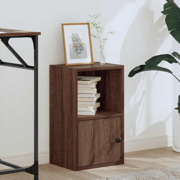 vidaXL bogreol 31x24x52 cm konstrueret træ brun egetræsfarve