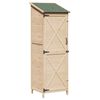 vidaXL Have Skur Naturfarvet 59,5 x 56 x 176,5 cm Massivt Fyrretr&aelig;
