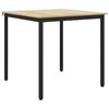vidaXL Spiseborde 80 x 80 x 75 cm Konstrueret tr&aelig; Sonoma-eg Firkantet