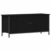 vidaXL TV-skab 100 x 35 x 45 cm Sort eg Konstrueret tr&aelig;
