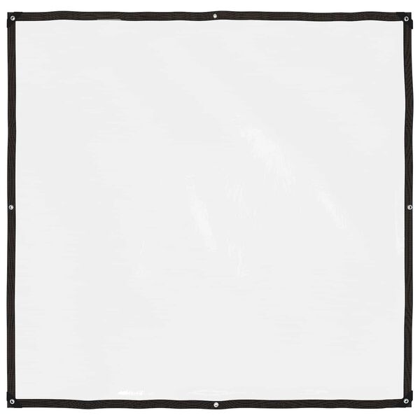 vidaXL Presenning med &oslash;jer Transparent 2 x 2 m Polyethylen