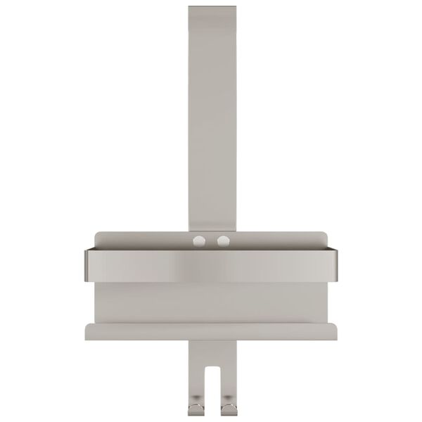 vidaXL brusehylde med ophæng børstet 304 rustfrit stål