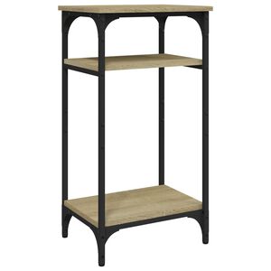 vidaXL sidebord 40x30x75 cm konstrueret tr&aelig; sonoma-eg