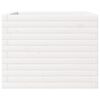 vidaXL plantekasse 60x60x46 cm massivt fyrretræ hvid