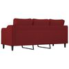 vidaXL 3-personers sofa 180 cm stof vinr&oslash;d
