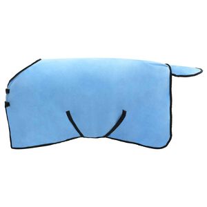 vidaXL Hestet&aelig;ppe Fuldt aqua 75 cm Polyester Fleece