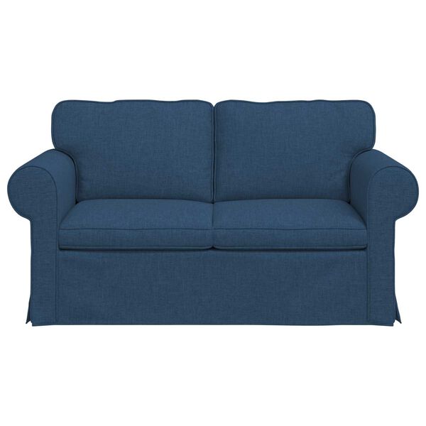 vidaXL Sofa Bl&aring; 155 x 82 x 80 cm Stof