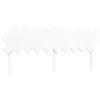 vidaXL sengeramme uden madras 200x200 cm massivt fyrretr&aelig; hvid